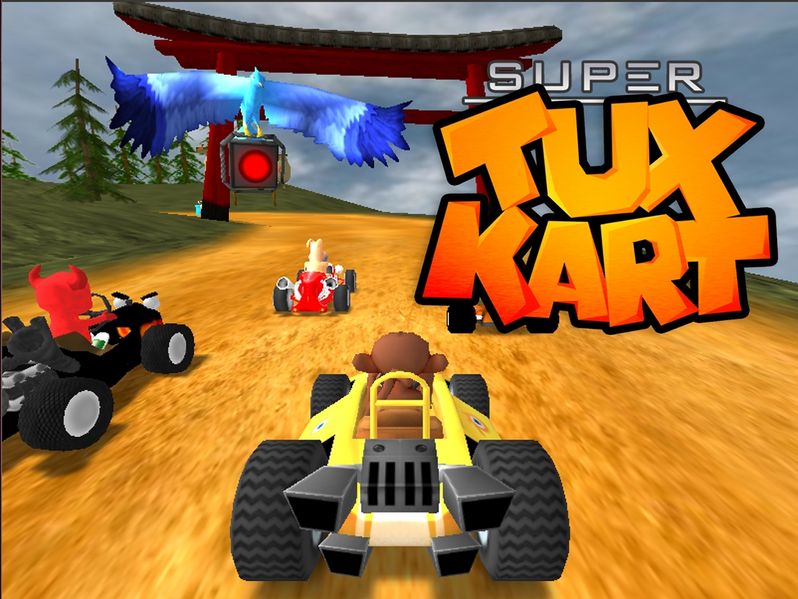 Fichier:Tutoriel de course SuperTuxKart depuis minetest SuperTuxKart-Logo-809526950.jpg