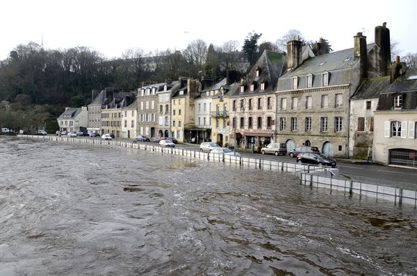 barrière anti-inondation, ville Quimperlé