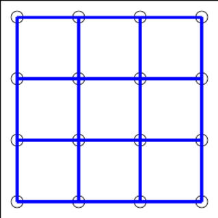 Fichier:Cube LED 4x4x4 Guide pour plaque LED.svg