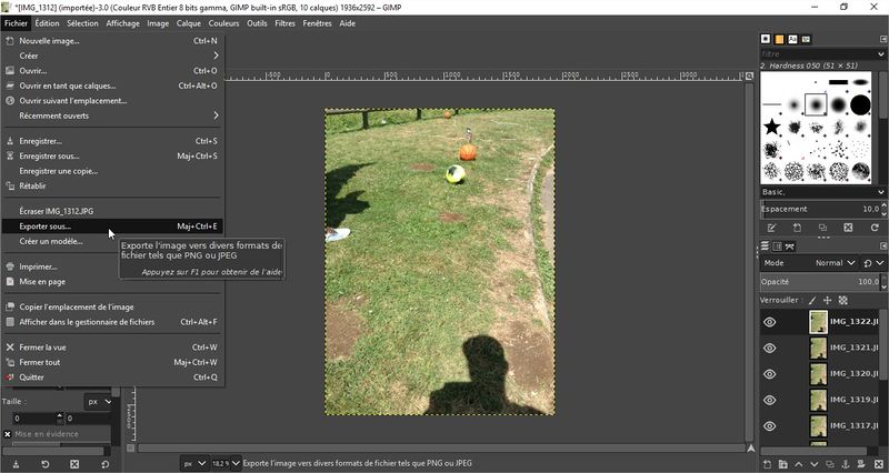 Fichier:Créer un GIF avec GIMP exporter.jpg