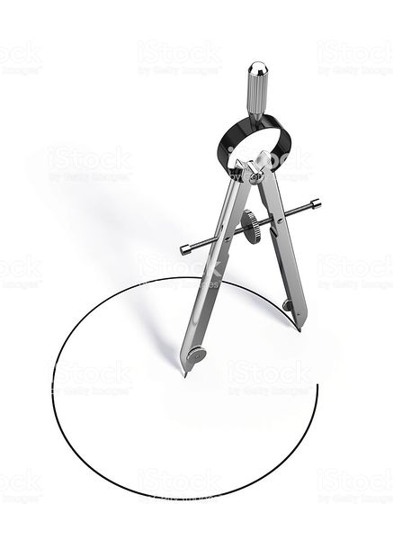 Fichier:T l phone sans lectricit Item-Compas compass-drawing-circle-on-a-white-surface-picture-id104672227.jpg